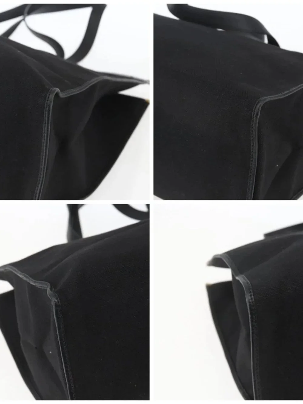 FENDI Tote Bag Canvas Black Gold Auth 169428 - Picture 15 of 15